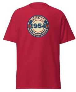 Vintage 1954 All Original Parts T-shirt 1954 Birthday Gift