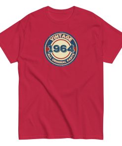 Vintage 1964 All Original Parts T-shirt 1964 Birthday Gift