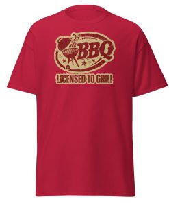 Funny BBQ T-Shirt For Him – BBQ Licenced to Grill Tshirt