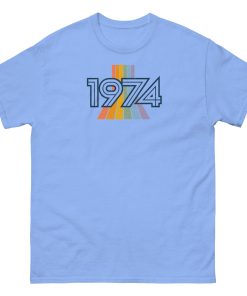1974 Birthday Gift 50th Birthday T-shirt Retro Design