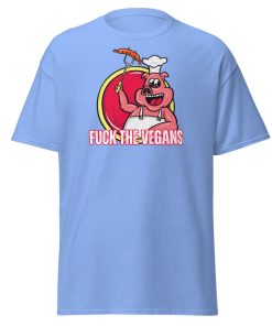 Funny BBQ T-shirt Gift – Fuck The Vegans – Pig BBQ Logo