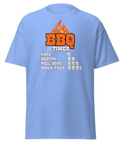 Mens Barbeque T-shirt – Funny BBQ Timer Beer T-shirt
