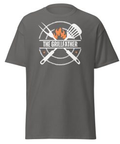 The Grillfather Funny BBQ T-shirts For Dad