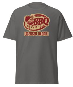 Funny BBQ T-Shirt For Him – BBQ Licenced to Grill Tshirt