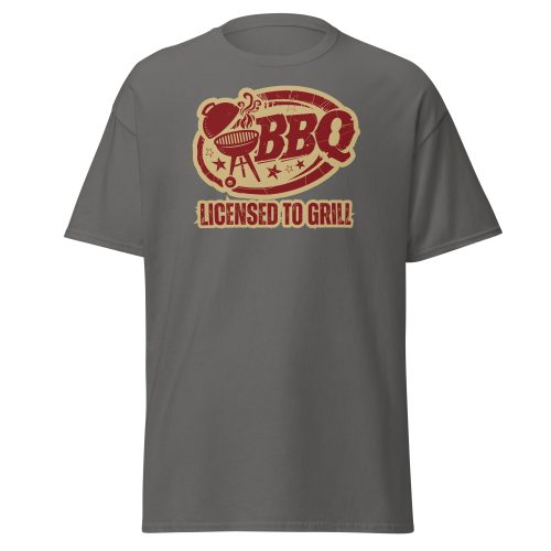 Funny BBQ T-Shirt For Him – BBQ Licenced to Grill Tshirt