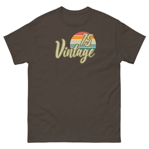 Vintage 75 Birthday T-shirt 1975 50th Birthday Gift Retro T-shirt