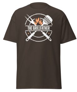 The Grillfather Funny BBQ T-shirts For Dad