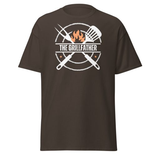 The Grillfather Funny BBQ T-shirts For Dad