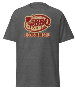 Funny BBQ T-Shirt For Him – BBQ Licenced to Grill Tshirt