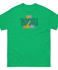 1974 Birthday Gift 50th Birthday T-shirt Retro Design