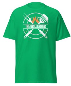 The Grillfather Funny BBQ T-shirts For Dad