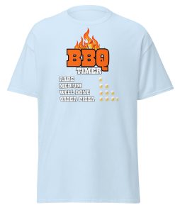 Mens Barbeque T-shirt – Funny BBQ Timer Beer T-shirt