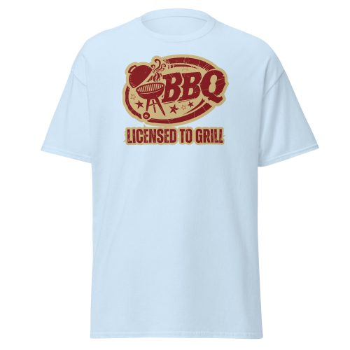 Funny BBQ T-Shirt For Him – BBQ Licenced to Grill Tshirt
