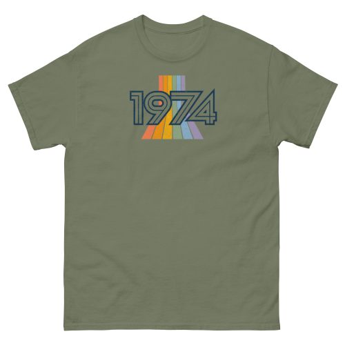 1974 Birthday Gift 50th Birthday T-shirt Retro Design