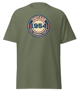 Vintage 1954 All Original Parts T-shirt 1954 Birthday Gift