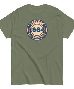 Vintage 1964 All Original Parts T-shirt 1964 Birthday Gift
