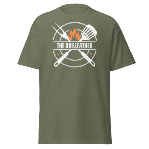The Grillfather Funny BBQ T-shirts For Dad