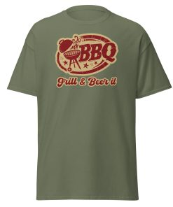 Fun BBQ T-shirt Grill & Beer It – BBQ T-shirt For Him