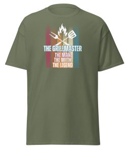 The Grillmaster T-shirt Fun BBQ Tshirt The Man The Myth The Legend