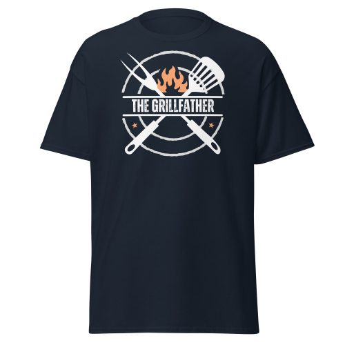 The Grillfather Funny BBQ T-shirts For Dad
