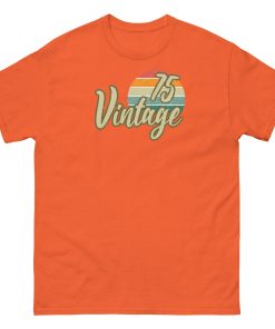 Vintage 75 Birthday T-shirt 1975 50th Birthday Gift Retro T-shirt