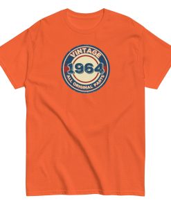 Vintage 1964 All Original Parts T-shirt 1964 Birthday Gift