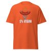Fun BBQ T-shirt For Him – 0% Vegan – Sausage T-shirt