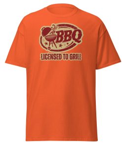 Funny BBQ T-Shirt For Him – BBQ Licenced to Grill Tshirt