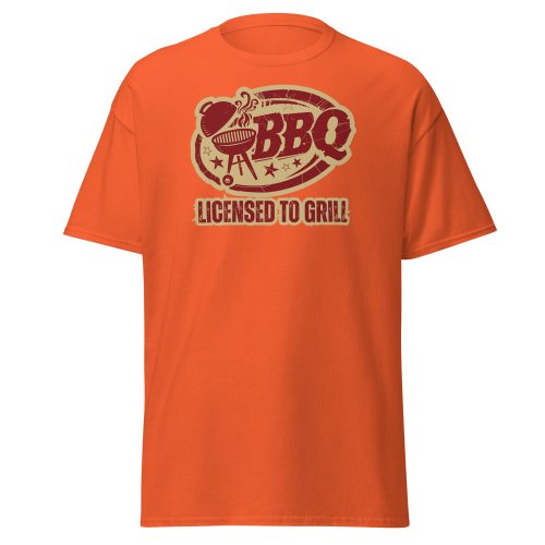 Funny BBQ T-Shirt For Him – BBQ Licenced to Grill Tshirt