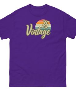 Vintage 75 Birthday T-shirt 1975 50th Birthday Gift Retro T-shirt