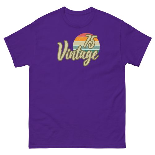 Vintage 75 Birthday T-shirt 1975 50th Birthday Gift Retro T-shirt