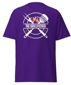 The Grillfather Funny BBQ T-shirts For Dad