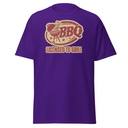 Funny BBQ T-Shirt For Him – BBQ Licenced to Grill Tshirt
