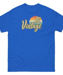 Vintage 75 Birthday T-shirt 1975 50th Birthday Gift Retro T-shirt