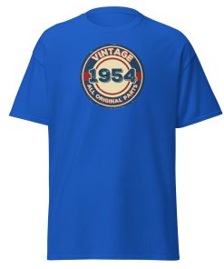 Vintage 1954 All Original Parts T-shirt 1954 Birthday Gift