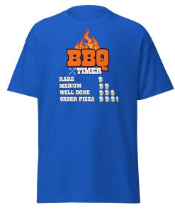 Mens Barbeque T-shirt – Funny BBQ Timer Beer T-shirt