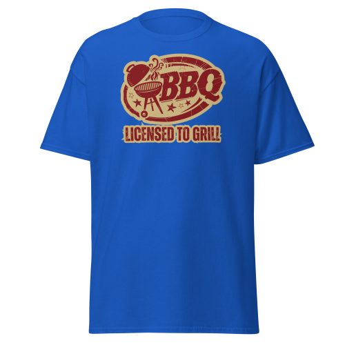 Funny BBQ T-Shirt For Him – BBQ Licenced to Grill Tshirt
