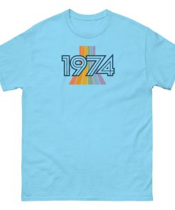 1974 Birthday Gift 50th Birthday T-shirt Retro Design