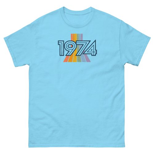 1974 Birthday Gift 50th Birthday T-shirt Retro Design
