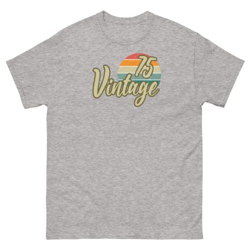 Vintage 75 Birthday T-shirt 1975 50th Birthday Gift Retro T-shirt