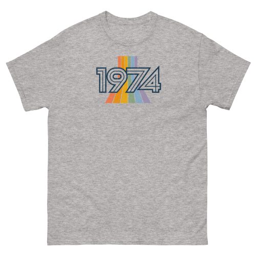 1974 Birthday Gift 50th Birthday T-shirt Retro Design