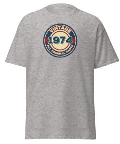Vintage 1974 All Original Parts T-shirt 1974 Birthday Gift