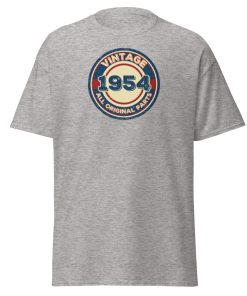 Vintage 1954 All Original Parts T-shirt 1954 Birthday Gift