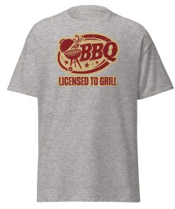 Funny BBQ T-Shirt For Him – BBQ Licenced to Grill Tshirt