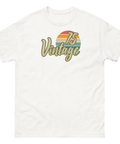 Vintage 75 Birthday T-shirt 1975 50th Birthday Gift Retro T-shirt