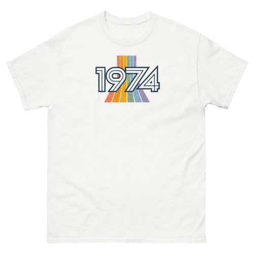 1974 Birthday Gift 50th Birthday T-shirt Retro Design