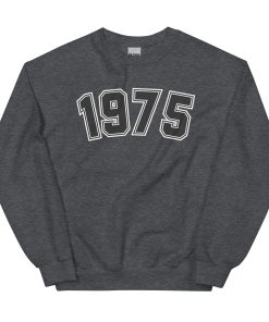 1975 Birthday Year Number College Style Sweatshirt for Men - Image 6