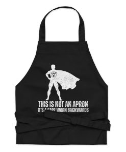 Men’s BBQ Apron – A Superhero Cape on Backwards