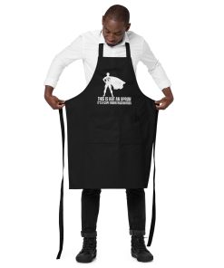 Men’s BBQ Apron – A Superhero Cape on Backwards