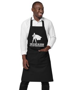 Men’s BBQ Apron – A Superhero Cape on Backwards